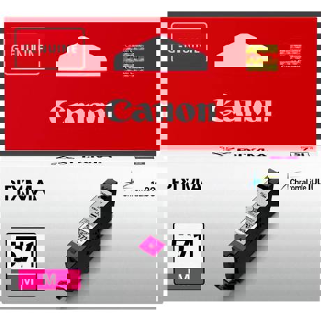 Cartus cerneala Canon CLI-571M, magenta, capacitate 7ml, pentru Canon Pixma MG6850/MG6851, Canon Pixma MG5750/MG5751, Canon Pixma MG7750/MG7751/MG7752.