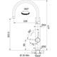 Baterie Franke Vital, Crom/Gun metal, 120.0621.229
