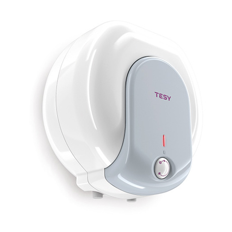 Boiler electric Tesy Compact GCA 1015 L52 RC, 10 L, 1500W, Instalare deasupra chiuvetei, Alb/gri