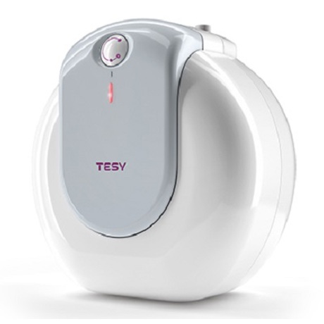 Boiler electric Tesy Compact GCU 1015 L52 RC, 10 L, 1500W, Instalare sub chiuveta, Alb/gri