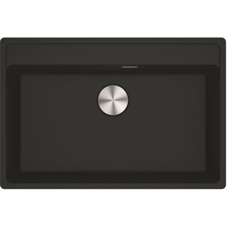 Chiuveta Franke Maris MRG 610-72 TL, Fragranite, 76x51 cm, 1 cuva, Negru mat 114.0661.666