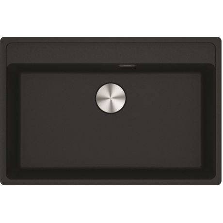 Chiuveta Franke Maris MRG 610-72 TL, Fragranite, 76x51 cm, 1 cuva, Nero, 114.0661.667