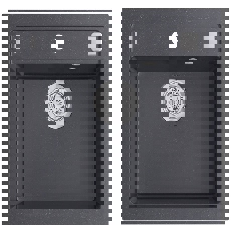 Chiuveta Alveus Formic 20 A91 Carbon 1107890, 1B, 520 x 510 x 200 