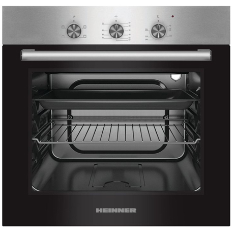 Cuptor incorporabil Heinner HBO-S624LTG-IX, Static, Electric, 62 l, 4 functii, Grill, Inox