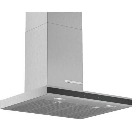 Hota Bosch Serie 4 DWB67FM50, Semineu dreapta, 60 cm, max 720 m3/h, TouchControl si afisaj electronic, 3 trepte de putere + Intensiv, Inox