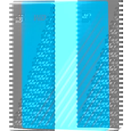 HDD extern WD, My Passport, 2TB, 2.5", USB 3.2, compatibil cu Windows, Albastru