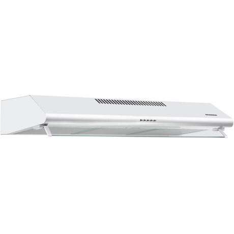 Hota Heinner HCH-490-WH, Traditionala, 304.5 m3/h, 90 cm, 2 motoare, Iluminare LED, Alb