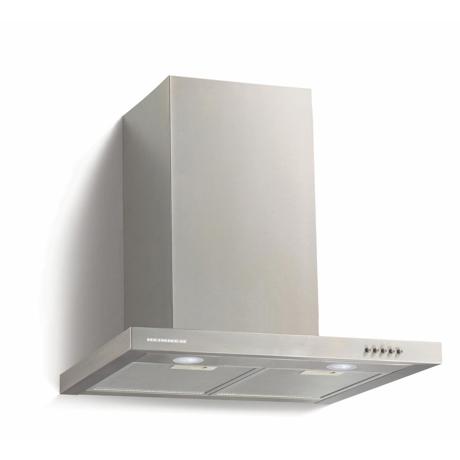 Hota Heinner HDCH-660TSS, Semineu dreapta, 586.3 m3/h, 60 cm, 1 motor, Control butoane, 3 viteze, Inox