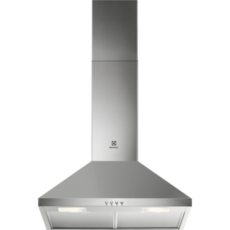 Hota Electrolux LFC316X, Semineu conica, 60 cm, 420 m³/h, 1 motor, 3 viteze, inox