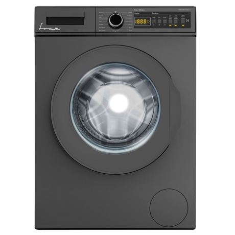 Masina de spalat rufe Fram FWM-V814T2SD+++, 8KG, 1400RPM, Display, 15 programe, Anti sifonare, Sistem Eco Logic, Blocare acces copii, 60 cm, Dark grey
