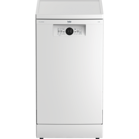 Masina de spalat vase Beko BDFS26020WQ, Independenta, 10 seturi, 6 programe, Motor ProSmart Inverter, Display LED, 45 cm, Alb