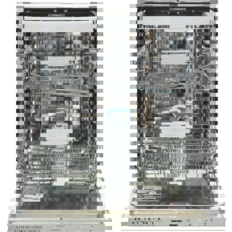 Masina de spalat vase Heinner HDW-BI6093TE++, Total incorporabila, 15 seturi, 9 programe, Control electronic, Incarcare la jumatate, 60 cm
