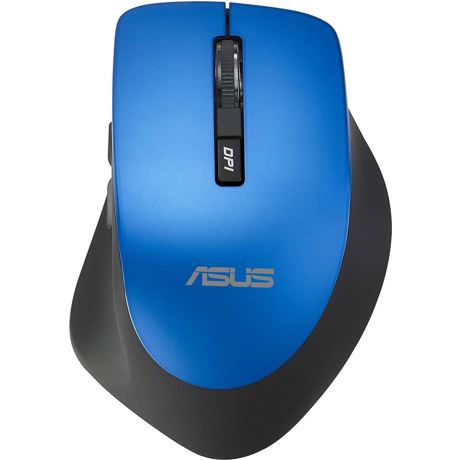 Mouse Asus WT425, Optic, Wireless, Nano receiver, 1600 dpi, 6 butoane, Silent mouse click design, Pentru mana dreapta, Royal Blue
