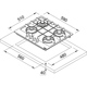 Plita incorporabila Franke FHMA 604 3G DC OY C 106.0554.318