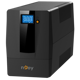 UPS nJoy Horus Plus 600, 600VA/360W, Afisaj LCD cu ecran tactil, 2 Prize Schuko cu Protectie, Port de comunicare USB