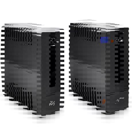 UPS nJoy Horus Plus 1500, 1500VA/900W, Afisaj LCD, 4 Prize Schuko cu Protectie, RJ11 protectie pentru linia de telefon/modem