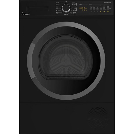 Uscator de rufe Fram FHPD-V8T2BKA++, Pompa de caldura, 8KG, Display LED, 15 programe, Iluminare interioara, Anti-sifonare, E/A+, Blocare acces copii, 60 cm, Negru