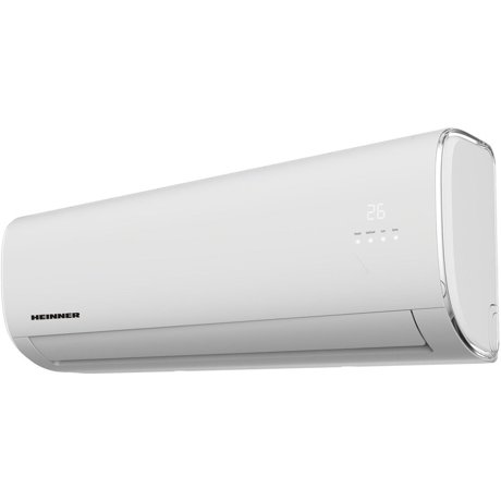 Aer conditionat Heinner Crystal HAC-12CRKIT, 12000 BTU, Functie Turbo, Timer, Functie auto-restart, Kit instalare inclus, Alb