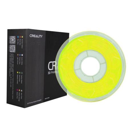 CREALITY CR PLA 3D Printer Filament, fluorescent yellow, Printing temperature: 190-220, Filament diameter: 1.75mm, Tensile strength: 60MPa, Size of filament wheel: Diameter 200mm, height 66mm, hole diameter 56mm. Utilizare: pana la 6 luni de la deschiderea ambalajului.