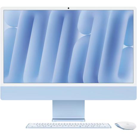 Apple iMAC 24" Retina 4.5k/ Apple M4 (CPU 8-core, GPU 8-core, Neural Engine16-core)/16GB/512GB - Blue - INT KB (2024) (Cto from MWUF3RO/A)