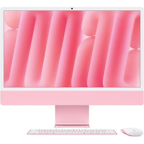 Apple iMAC 24" Retina 4.5k/ Apple M4 (CPU 10-core, GPU 10-core, Neural Engine16-core)/16GB/1TB - Pink - INT KB (2024) (Cto from MWV53RO/A)