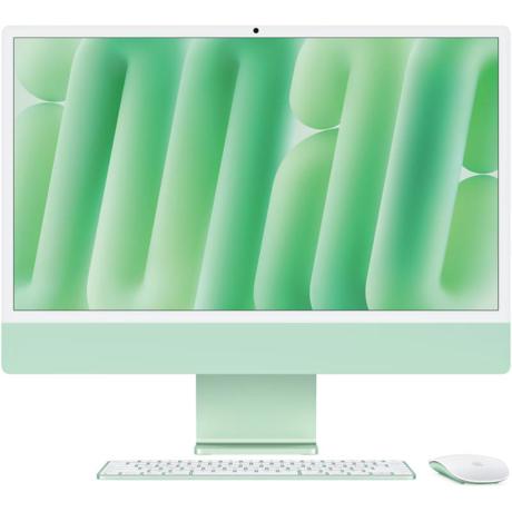 Apple iMAC 24" Retina 4.5k/ Apple M4 (CPU 8-core, GPU 8-core, Neural Engine16-core)/16GB/512GB - Green - INT KB (2024) (Cto from MWUE3RO/AZ)