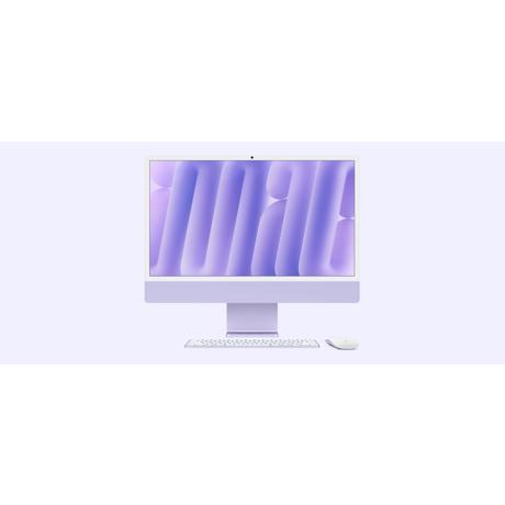Apple iMAC 24" Retina 4.5k/ Apple M4 (CPU 8-core, GPU 8-core, NeuralEngine 16-core)/24GB/1TB - Purple - INT KB (2024)