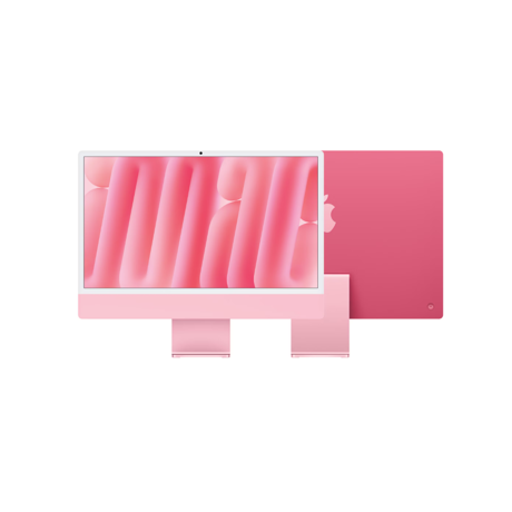 Apple iMAC 24" Retina 4.5k/ Apple M4 (CPU 10-core, GPU 10-core, Neural Engine16-core)/16GB/256GB - Pink - INT KB (2024)