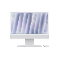 Apple iMAC 24" Retina 4.5k/ Apple M4 (CPU 10-core, GPU 10-core, Neural Engine 16-core)/16GB/256GB - Silver - INT KB (2024), Nano-texture glass
