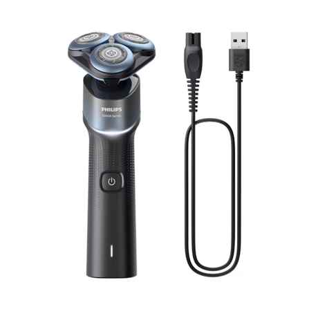 Aparat de Ras electric PHILIPS seria 5000X X5006/00, negru, 3 capete, rezistent la apa
