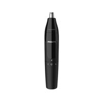 Trimmer pentru nas/urechi Philips NT1620/15, baterie, lavabil, utilizare umed si uscat, Negru