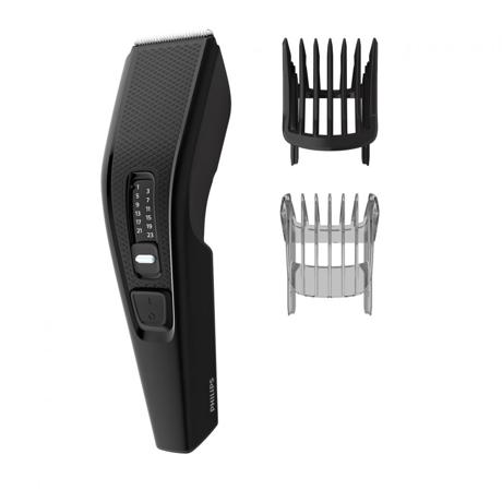 Aparat de tuns PHILIPS HC3510/15, Pieptene ajustabil, 0.5-23mm, 13 trepte, Cu fir, Negru, L x A x I (mm) 70x140x224