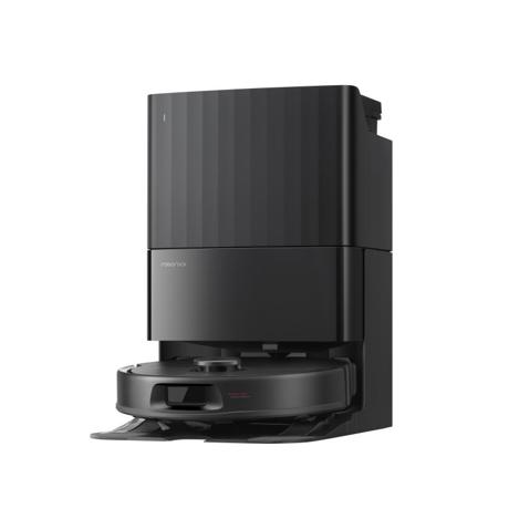 Robot de aspirare Roborock QR 798 B, aspirator si mop cu statie de golire automata, 10.000 Pa, baterie 5200 mAh, autonomie 180 min, navigatie AI, recipient praf 2.7L, Perie laterala anti-incalcire, perie principala anti-incalcire, SmartCleaning, negru