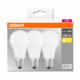 3 Becuri LED Osram Base Classic A, E27, 10W (75W), 1055 lm, lumina calda (2700K)