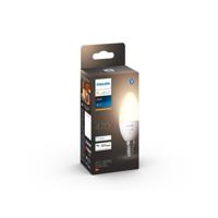 Bec LED inteligent Philips Hue B39, Bluetooth, E14, 5.5W, 470 lm, lumina calda (2700K)