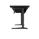 Birou gaming Genesis Holm Modular 160, material lemn/metal, reglabil pe inaltime 70 - 90 cm, iluminare RGB, management cabluri, negru