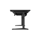 Birou gaming Genesis Holm Modular 160, material lemn/metal, reglabil pe inaltime 70 - 90 cm, iluminare RGB, management cabluri, negru