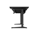 Birou gaming Genesis Holm Modular 160, material lemn/metal, reglabil pe inaltime 70 - 90 cm, iluminare RGB, management cabluri, negru