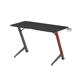 BIROU GAMING SERIOUX RAZOR  Material: MDF și melamină, plastic, oțel Dimensiuni 1200x600x750mm Dimensiuni blat (LxlxA) 1200x600x15mm Greutate suportata 75kg Iluminare ambientală LED cu gradient multicolor Culoare: Negru și negru mat, negru și roșu mat