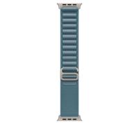 49mm Light Blue Alpine Loop - Medium - Natural Titanium Finish