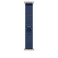 49mm Blue/Bright Blue Trail Loop - M/L - Natural Titanium Finish