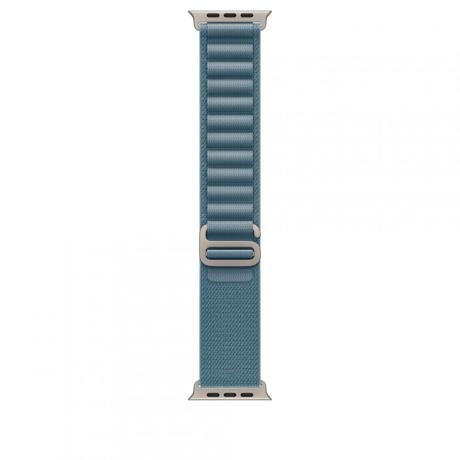 49mm Light Blue Alpine Loop - Small - Natural Titanium Finish