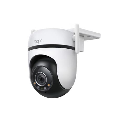 TP-Link Cameră de supraveghere pentru exterior cu funcție Pan/Tilt | Tapo C520WS, Senzor Imagine: 1/3‘’ CMOS, Rezoluție: 2K QHD 4MP (2560 × 1440 px), Lentile: F/NO: 1.61±10%; Distanță de focalizare: 3.18mm±5%, 360° pe orizontală și 130° pe verticală, IR 30m, IP66, Frame Rate: Până la 25/30fps