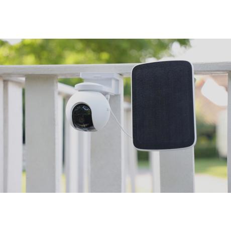 Camera de supraveghere EZVIZ EB8 4G + Panou solar E Rezolutie video: 2304 x 1296 Lentila fixa: 2.8mm Unghi de vizualizare: orizontal: 83°, vertical: 44°, diagonal 100° Distanta iluminator IR: 15 m Compresie video: H.265 / H.264 Detectare inteligentă a mişcării umane Frecventa: 4G Benzi de frecventa