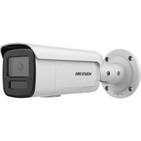 Camera de supraveghere IP Bullet 4MP Hikvision DS-2CD2T46G2H- IS2U/SL(2.8MM), lentila fixa 2.8mm, iluminare min: Color: 0.001 Lux @ (F1.0, AGC ON),B/W: 0 Lux cu IR 60m, 2x microfon incorporat, difuzor incorporat, interfata audio: 1/1, alarma: 1/1, slot card de memorie: microSD/microSDHC/microSDXC