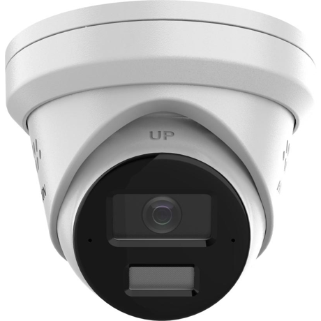 Camera de supraveghere IP Turret 8MP Hikvision DS-2CD2383G2- LI2U/SL(2.8MM), lentila fixa 2.8mm, iluminare min: Color: 0.005 Lux @ (F1.6, AGC ON),0 Lux cu IR 30m, microfon incorporat, difuzor incorporat, slot card de memorie: microSD/microSDHC/microSDXC maxim 512GB, alarma la evenimente: Motion
