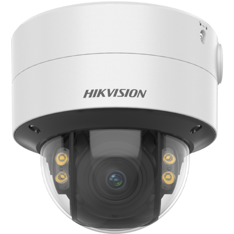 Camera de supraveghere IP Dome 4K Hikvision DS-2CD2787G2T-LZS(2.8-12MM) (C), lentila varifocala: 2.8-12mm, iluminare: Color: 0.0008 Lux @ (F1.2, AGC ON),B/W: 0 Lux cu lumina alba: 40m, slot card de memorie: microSD/microSDHC/microSDXC card, up to 512 GB, alarma la evenimente: Motion detection