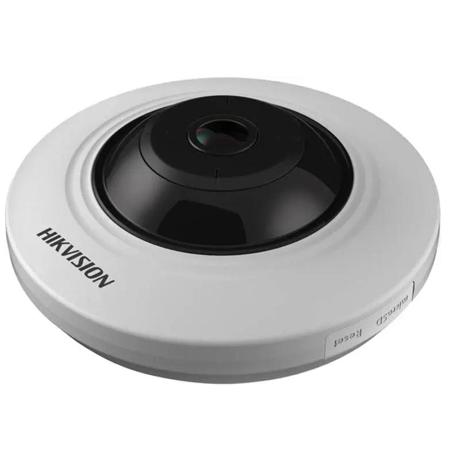 Camera supraveghere Hikvision IP Fisheye DS-2CD2935FWD-I(1.16mm) 3 MP, 2048 × 1536 @30fps ,1/2.8" Progressive Scan CMOS,FOV: horizontal field of view 180°, vertical field of view 180° Lens 1.16 mm ,Communication Interface 1 RJ45 10M/100M self-adaptive Ethernet port, Operating onditions -10 °C to +50