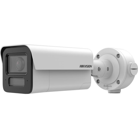 Camera de supraveghere IP Bullet 4MP Hikvision IDS-2CD5T47G2/V- XS(2.8MM), lentila fixa 2.8mm, iluminare min: Color:  0.0014 Lux @ (F1.0, AGC ON),B/W: 0.0005 Lux @ (F1.0, AGC ON),B/W: 0 Lux cu lumina alba, IR: 80m, microfon incorporat, difuzor incorporat, interfata audio: 1/1, alarma: 1/1, slot card