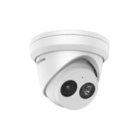 Camera supraveghere Hikvision IP turret DS-2CD2343G2-IU(2.8mm), 4MP, Acusens - filtrarea alarmelor false dupa corpul uman si masini, microfon audio incorporat, senzor: 1/3″ Progressive Scan CMOS, rezolutie: 2688 × 1520@30fps, iluminare: Color: 0.005 Lux @ (F1.6, AGC ON), 0 Lux cu IR, lentila: 2.8mm